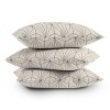 18"x18" Deny Designs Color Poems Gisela Square Outdoor Throw Pillow Black/Cream: Abstract Design, Polyester Fill - 4 of 4