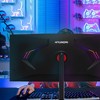 HY View 34” Curved Gaming Monitor - 3440x1440p UltraWide, 180Hz, 1ms MPRT, IPS Panel Black - 3 of 4