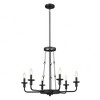 Kichler Lighting Vetivene 6 - Light Chandelier in  Textured Black - 2 of 4