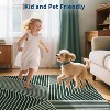 Acekool Washable Rugs - Modern Striped Non-Slip Area Rug - 3 of 4