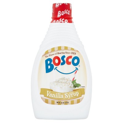 Bosco Vanilla Syrup - 12 pack, 22 oz