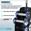 Stamina Products müüv Adjustable Barbell Set, 2-in-1 Dumbbell System for Home Gyms with Plates and Handles, Compact Strength Straining Equipment - 4 of 4