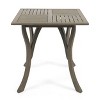 Christopher Knight Home Jacobson Outdoor Acacia Wood Square Dining Table with Slatted Design - 4 of 4