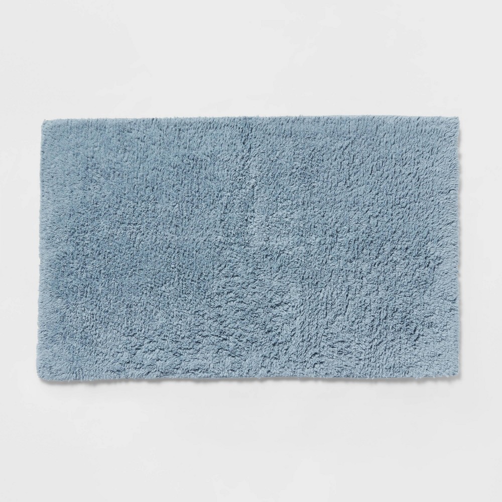 20"x34" Performance Plus Cotton Reversible Bath Rug/Runner Light Blue - Threshold™