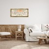 Stupell Industries Seasonal Gratitude Floral Leaves Black Framed Floater Canvas Wall Art - 2 of 4