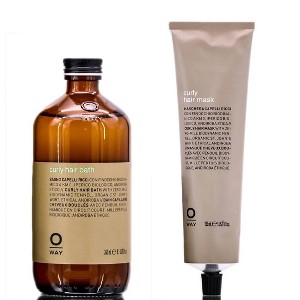 Oway Curly Hair Bath Shampoo (8 oz) and Curly Hair Mask (5 oz) DUO SET, for Curly Hair, Cruelty-Free, Vegan Curls - 1 of 3