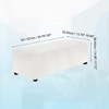 Unique Bargains Stretchy Soft Comfortable Rectangular Foot Stool Cover - 2 of 4