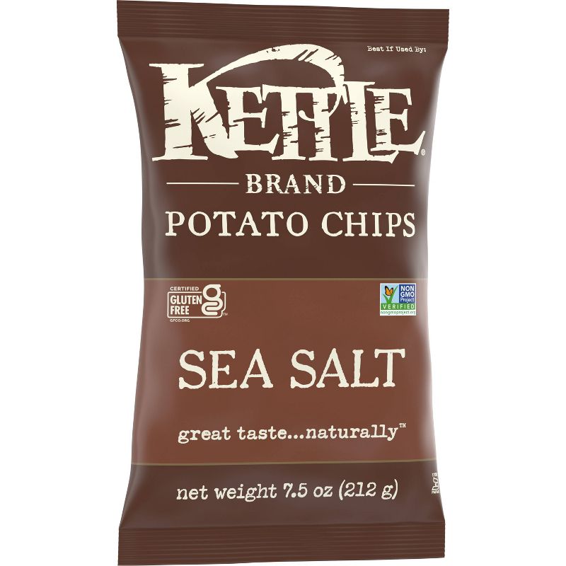 Kettle Brand Sea Salt Kettle Potato Chips - 7.5oz, 5 of 11