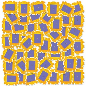 Friends Frame 50ct Vinyl Large Deluxe Stickers Variety Pack - 1 of 4