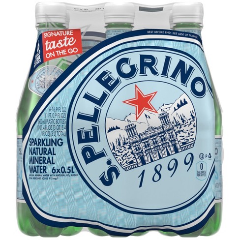 S.pellegrino Sparkling Natural Mineral Water Bottles - 6pk/16.9 Fl