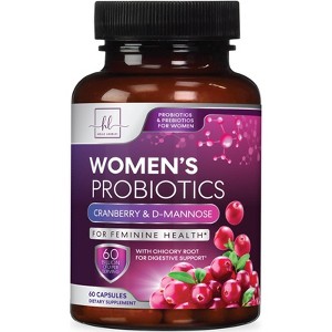 Probiotics For Women 60 Billion CFU - Women's Digestive & Vaginal Health - 60 Capsules;120 Capsules - 1 of 4