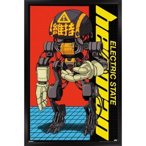 Trends International Netflix The Electric State - Herman by Tuff Luck Framed Wall Poster Prints - 1 of 4