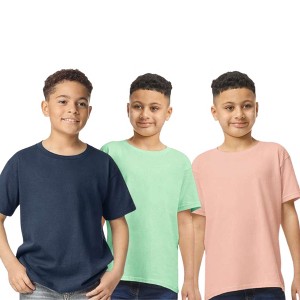 EG PRO Kid Boy Short Sleeve T Shirt Tees Heavy Cotton - 3 Pack - 1 of 4