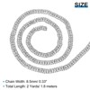 Unique Bargains DIY Jewelry Clothing Shoe Decoration Beaded Trim Rhinestone Chains - 2 of 4