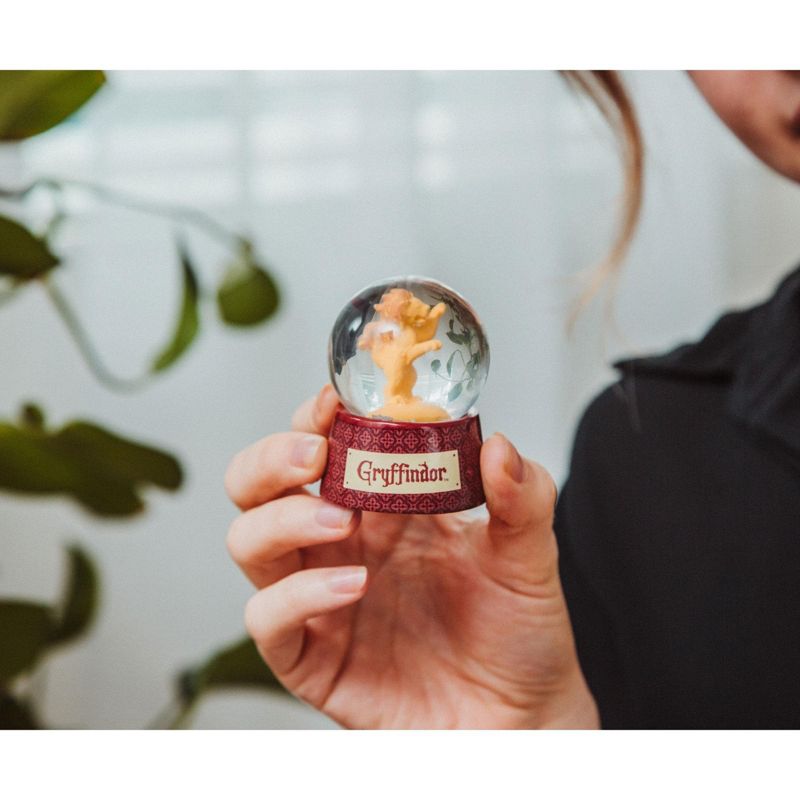 Silver Buffalo Harry Potter House Gryffindor Collectible Snow Globe | 2.5 Inches Tall, 4 of 9