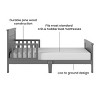 Child Craft Woodland Flat Top Toddler Bed for Kids with Guard Rails, Low to Ground Design, Made of Pinewood, Clean Lines Match Any Décor - 3 of 4