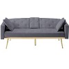 DOMETOUR 67.7 Inches Futon Sofa Bed, Modern Convertible Sofa Bed for Living Room Bedroom - 4 of 4