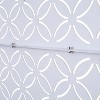 Grungis Matrix Metal Decorative Patio Screens,Galvanized Privacy Fence Panels with Grid Pattern for Deck Balcony Patio,76" H×48" W - 3 of 4