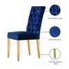 Meridian Furniture,Capri Velvet Dining Chair, Set of 2 - 4 of 4