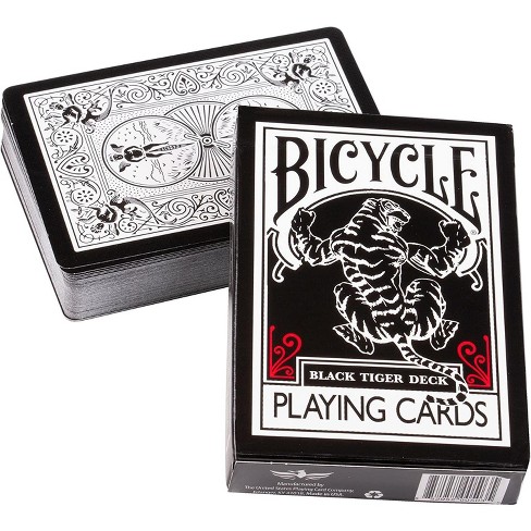 Bicycle Black Tiger Red Playing Cards Deck Brand New 