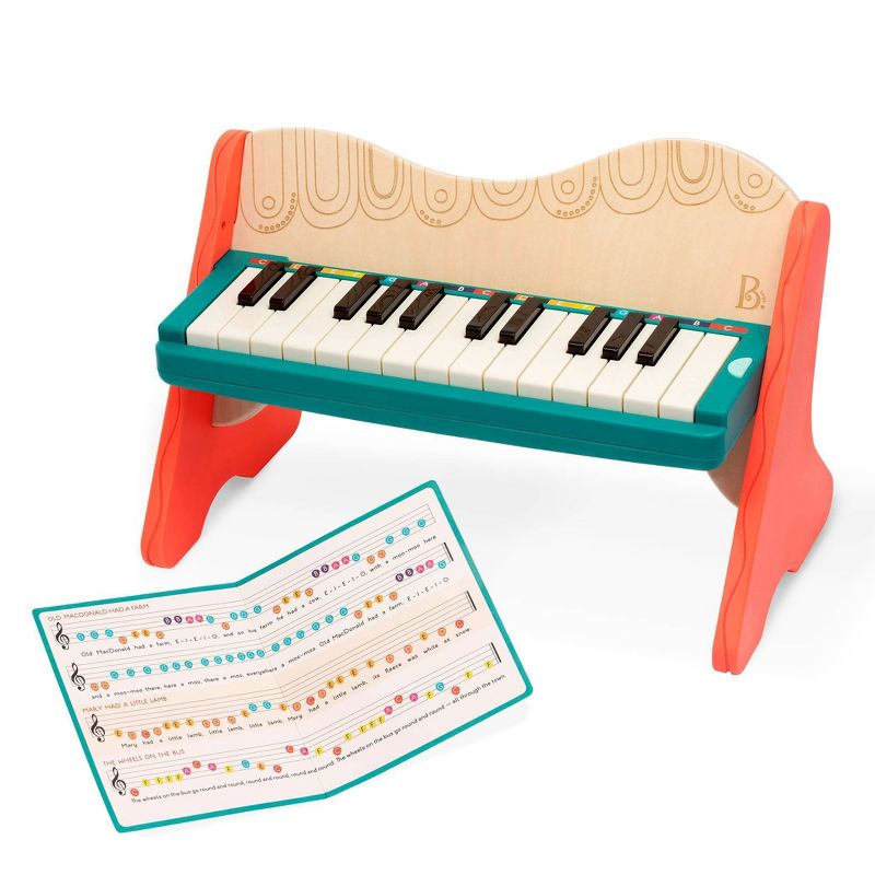 B. toys Wooden Toy Piano - Mini Maestro, 6 of 13