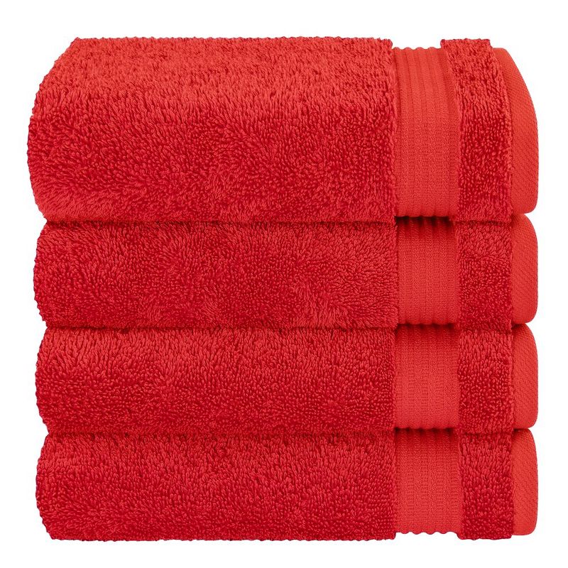 American Soft Linen Bekos 4 Pack Hand Towel Set, 100% Cotton Hand Towels for Bathroom, 5 of 7