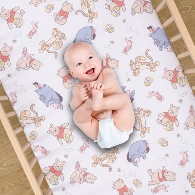 Winnie the Pooh Red Microfiber Toddler Comforter Set