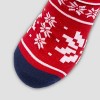 Men's Holiday Handcraft Snowflakes Boxer Briefs & Socks Set 2pk - Red/White S - 2 of 4
