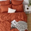 Cozy Comfort by Bedsure | Solid Diamond Pintuck 7pcs 80gsm Queen Size Peyote Bedding Set Comforter Set - 4 of 4