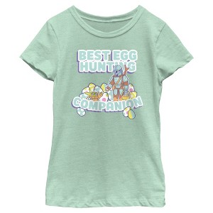 Girl's Star Wars: The Mandalorian Best Egg Hunt Duo T-Shirt - 1 of 4