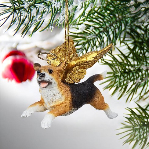 Design Toscano Honor the Pooch: Beagle Holiday Dog Angel Ornament