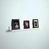 36" Set of 2 Picture Ledge Shelves White - InPlace - 2 of 4