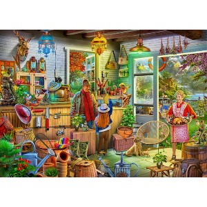 Brain Tree - Fishing Shed 1000 Pieces Jigsaw Puzzle - Random Cut - 27.5"lx19.5"w - 1 of 1