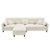 NicBex L Shape Sectional Sofa Chenille Fabric Modular Couch with 5 Pillows for Living Room and Apartment - 4 of 4
