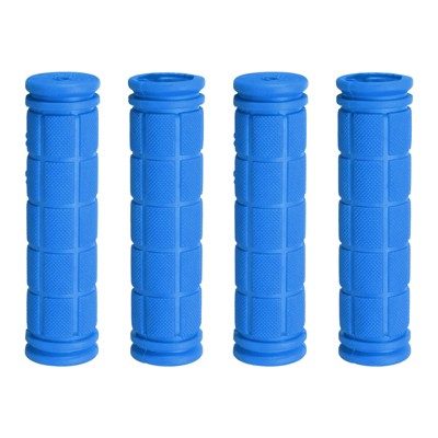 Unique Bargains Rubber Non-Slip Mushroom Bike Fit 7/8" Handlebar Grips 4.53" 4 Pairs