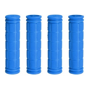 Unique Bargains Rubber Non-Slip Mushroom Bike Fit 7/8" Handlebar Grips 4.53" 4 Pairs - 1 of 4
