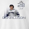 MLBPA Men's Donaldson Pw Licensed Mlb Baseball Josh Donaldson New York Yankees Long Sleeve Graphic Cotton Pullover Sweatshirt - White S - 2 of 4