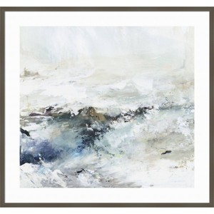 Amanti Art 41"x39" Rush of Nature II by Allison Pearce Wood Framed Wall Art Print : Modern Acrylic Lithograph, Horizontal Layout - 1 of 4