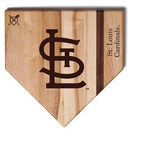 MLB 12-Inch Wooden Home Plate Cutting Board, St. Louis Cardinals - 1 of 2