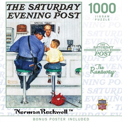 MasterPieces Saturday Evening Post The Runaway - 1000 Piece Jigsaw Puzzle by Norman Rockwell