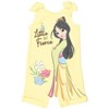 Disney Princess Rapunzel Ariel Belle Jasmine Aurora Baby Girls Snap Romper and Headband Newborn to Toddler - 4 of 4