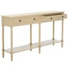 Haven 2 Drawer Large Console - CNS5739A - Beige - Safavieh - 3 of 4