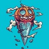 Men's Design By Humans ice cream halloween By onemoredesign T-Shirt - 2 of 2