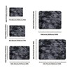 Tie-Dye Black Shag Rug, Ultra Soft 1.7" Plush Mat with Non-Slip Backing, Bedroom or Living Room - 2 of 4
