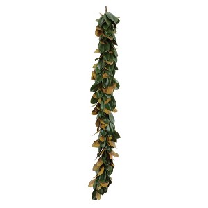 Plum & Post Grand Magnolia Leaf Garland 72" - 1 of 4