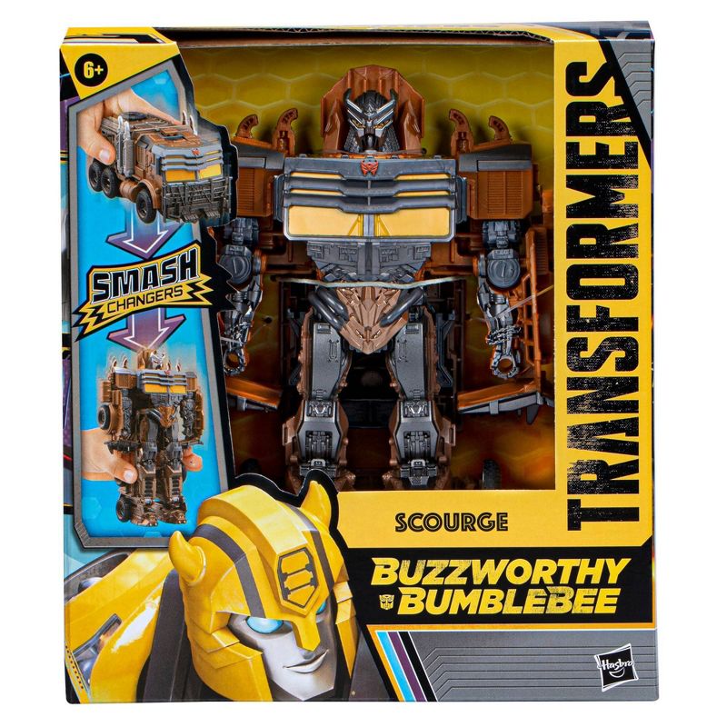Transformers Buzzworthy Bumblebee Smash Changers Scourge Action Figure (Target Exclusive), 3 of 14