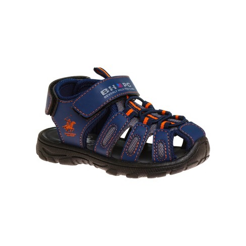Beverly Hills Polo Club Boys Sport Sandals (toddler Sizes) - Navy ...