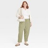 Women's High-Rise Straight Leg Pull-On Pants - Universal Thread™ - 3 of 3