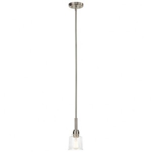 Kichler Lighting Aivian 1 - Light Pendant in  Nickel Textured - 1 of 3