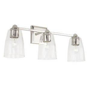 Capital Lighting Laurent 3 - Light Vanity in  Polished Nickel - 1 of 4